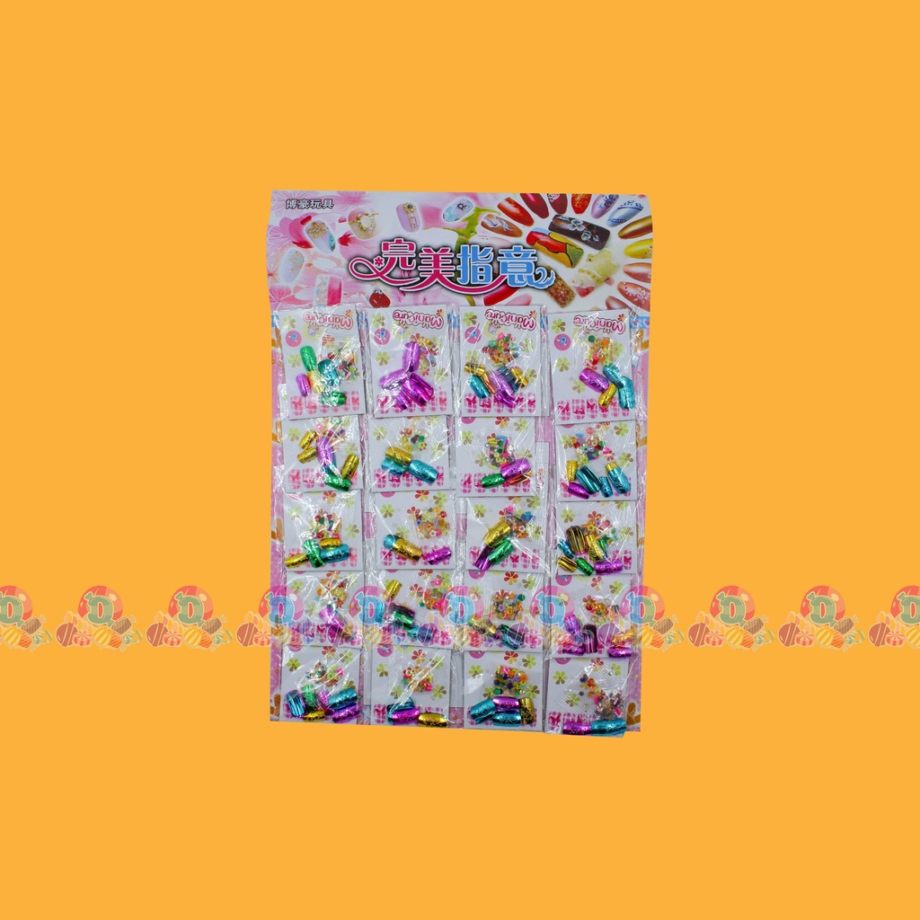 SPV CARTULINA UÑAS COLORES 20s