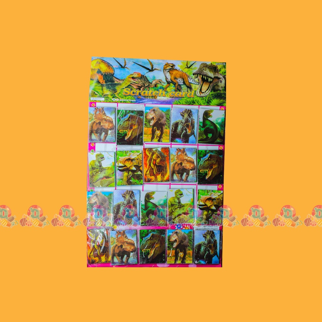 SPV CARTULINA PIZARRON DINOSAURIO 20s