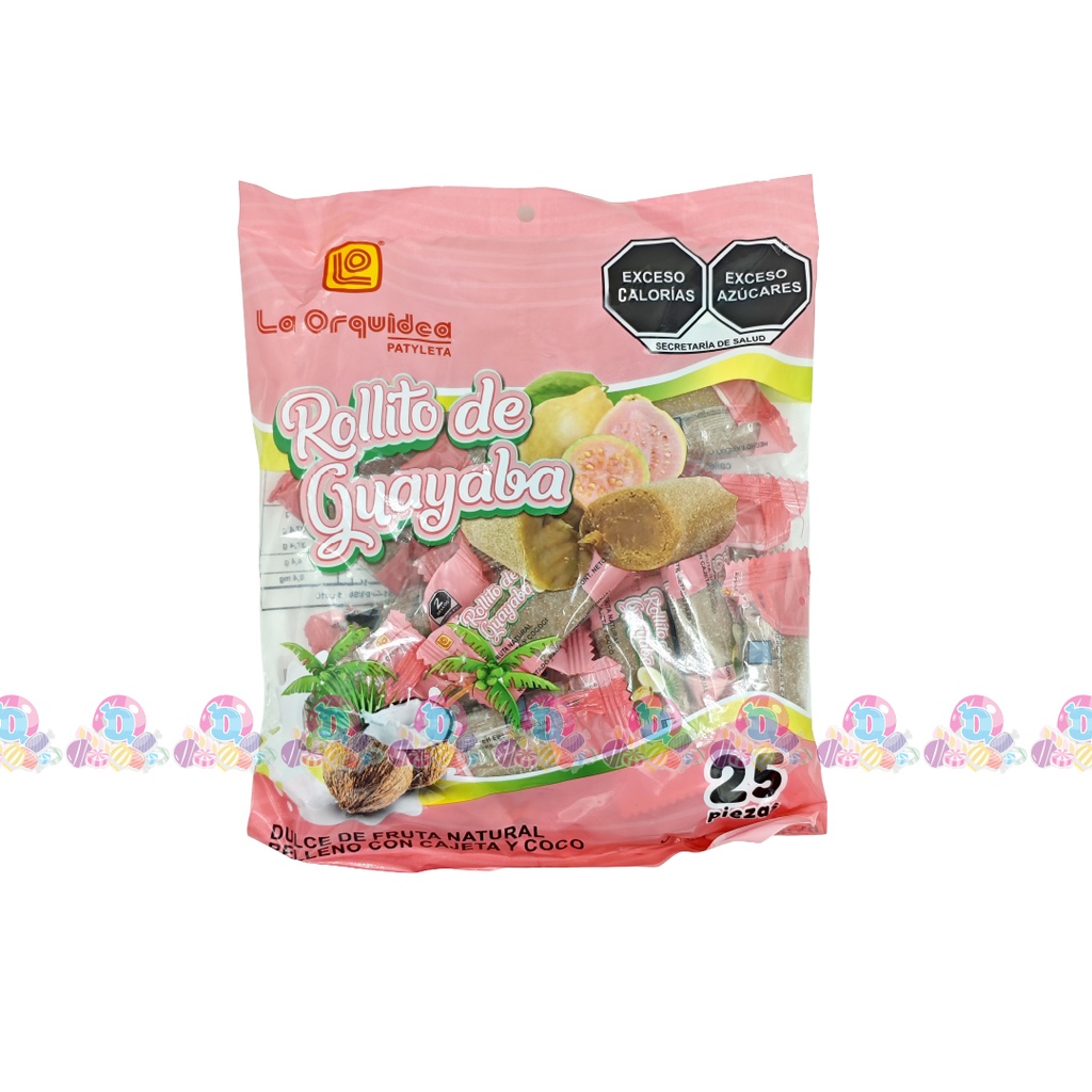 PATY ROLLITO DE GUAYABA 15g 25s
