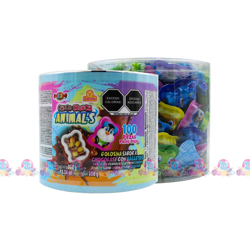 SPV DELI CHOCO CRUNCH ANIMALS 3.5g 100s