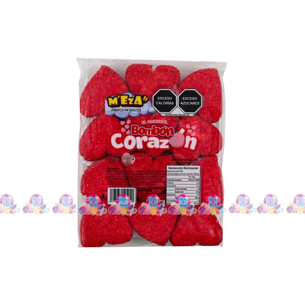 SPV ESPA BOMBON MEGA CORAZON GRAGEA 25g 12s