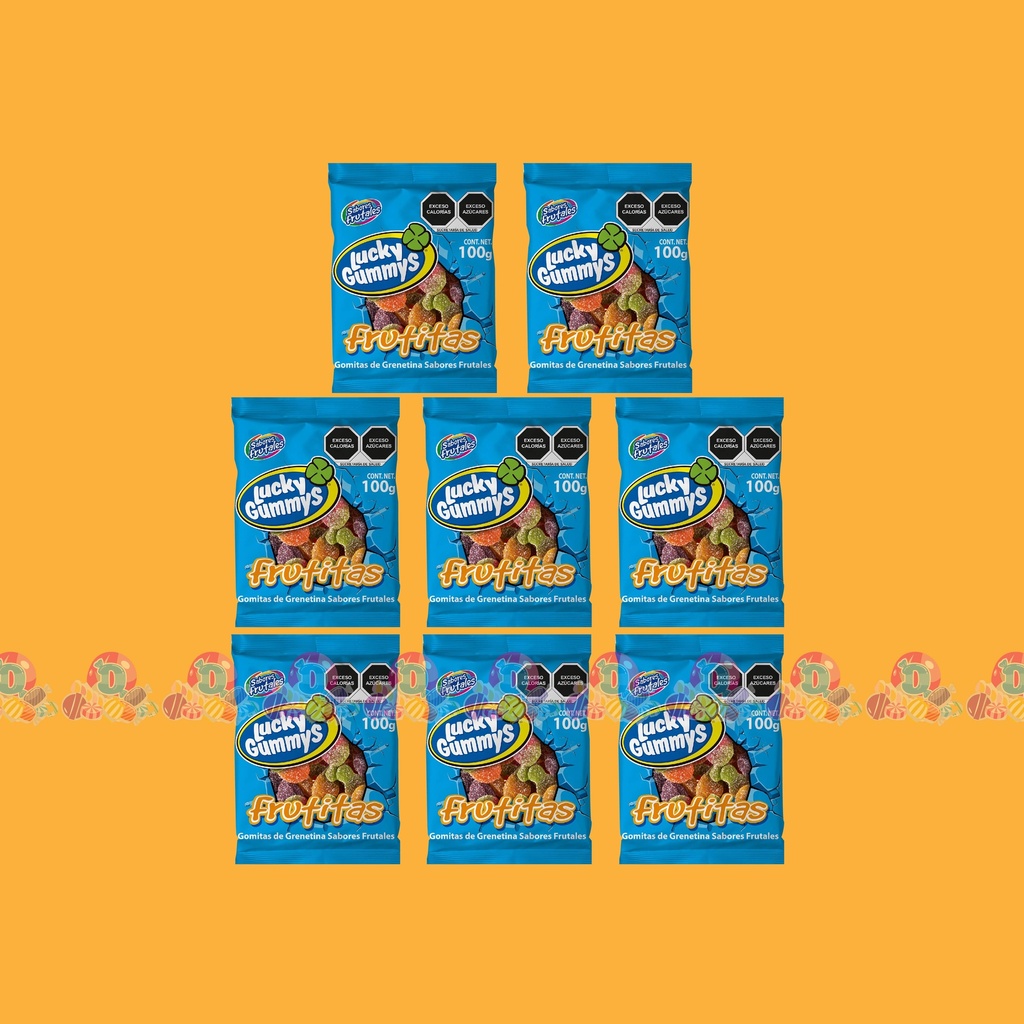 LUCKY GUMMYS PQT SOBRES VM 8s