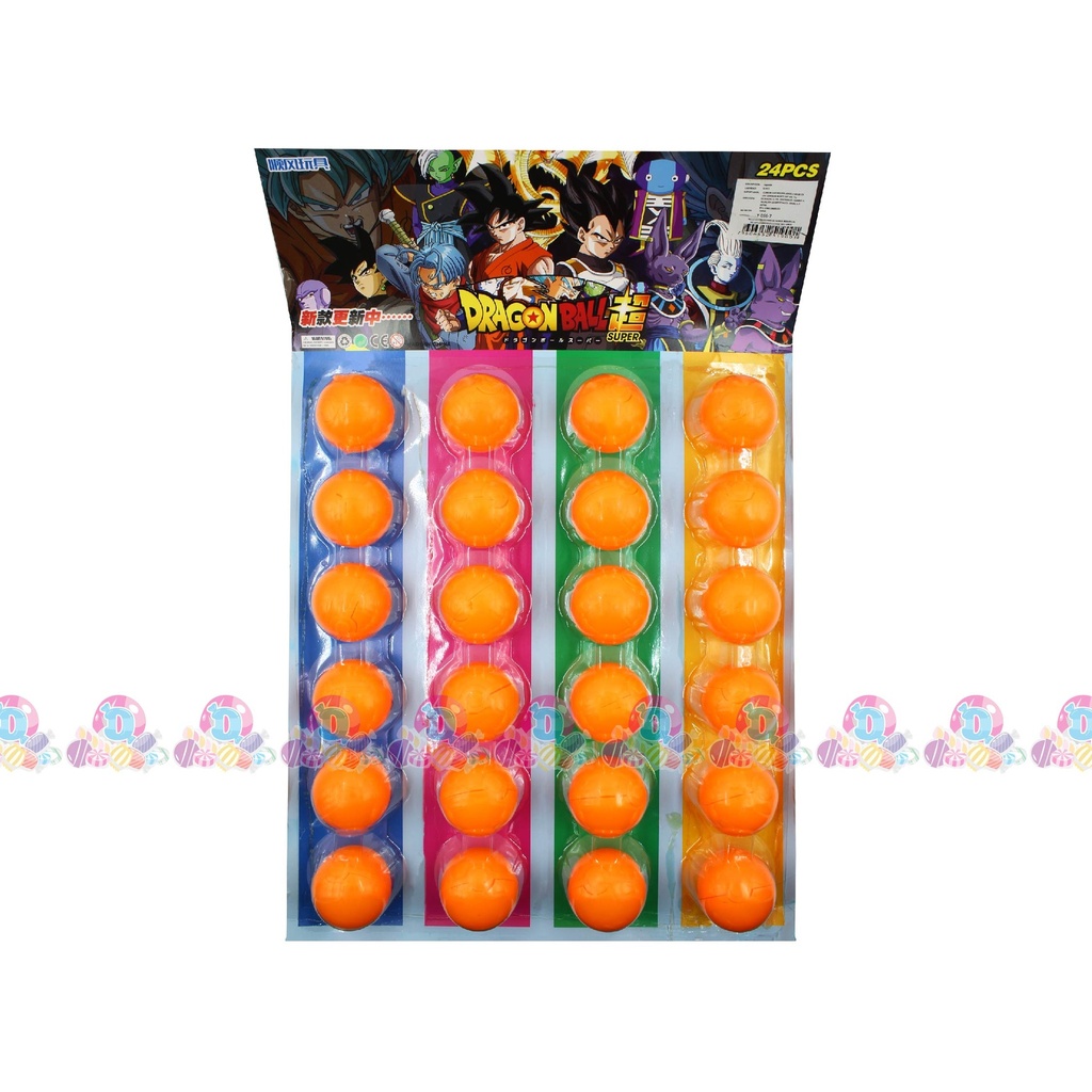 SPV CARTULINA ESFERA DRAGON BALL 24s