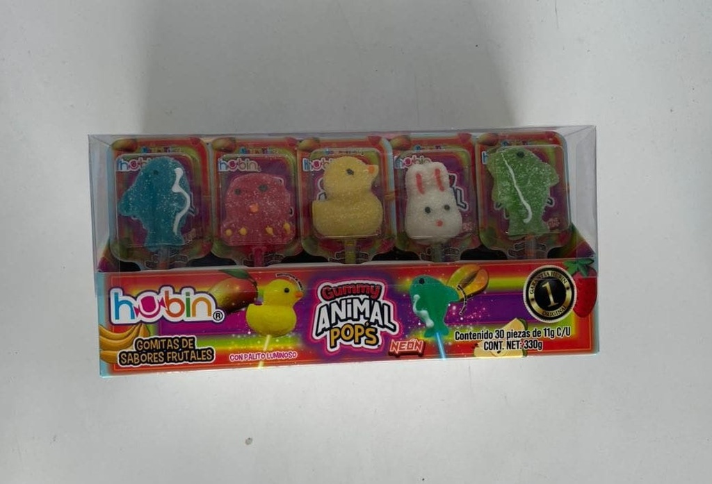 HUBIN PLT GUMMY POPS NEON VM 11g 30s
