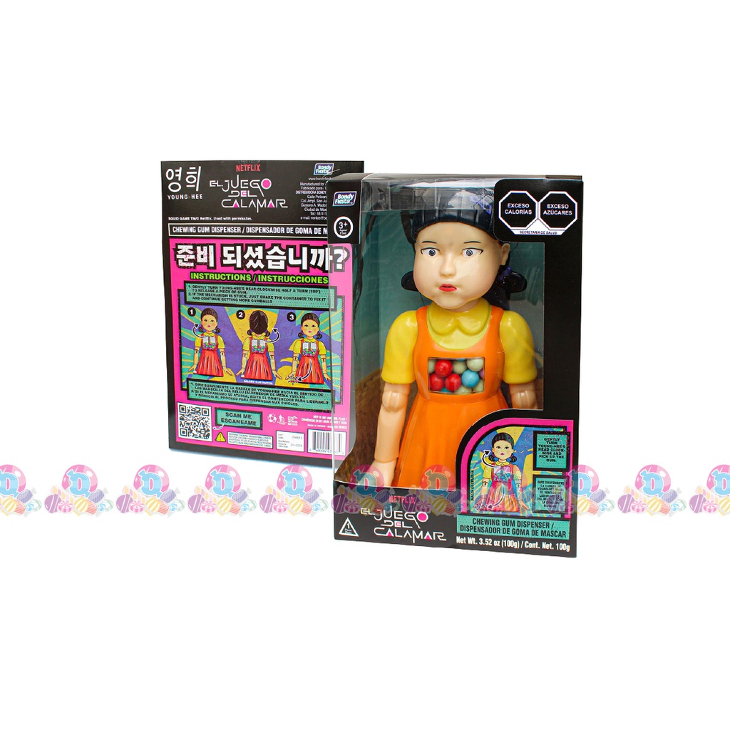 BONDY DISPENSADOR JUEGO DE CALAMAR 100g 1s