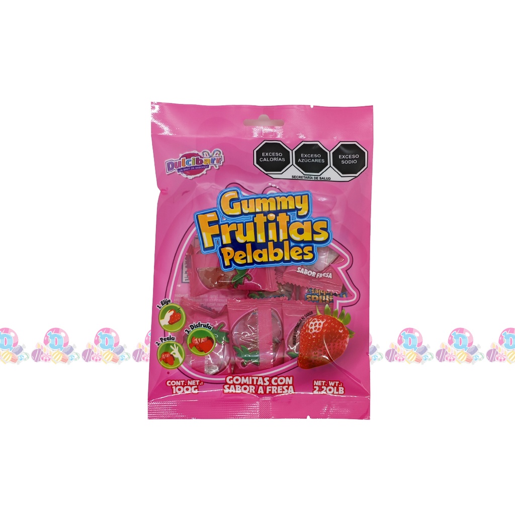 DULCI GUMMY FRUTITAS PELABLES VM 100g
