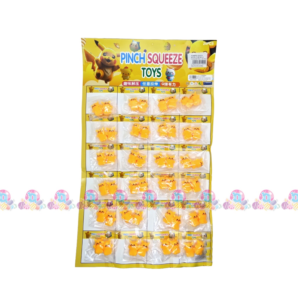 SPV CARTULINA SQUISHI PIKACHU 24s