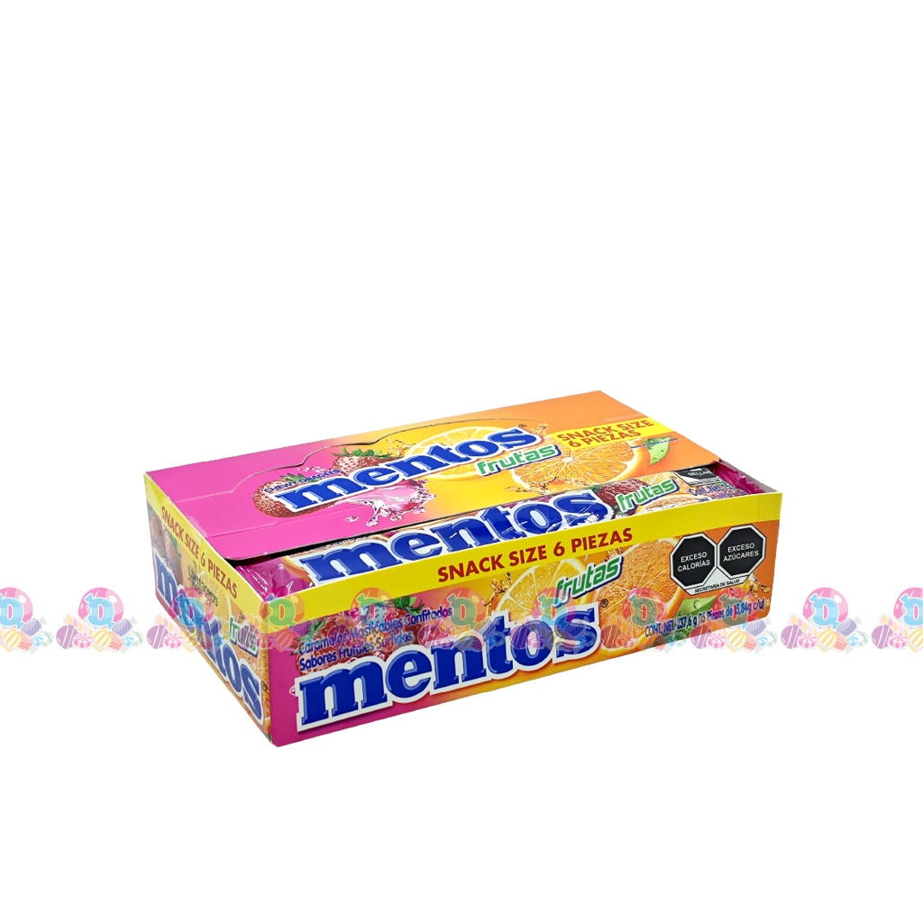 PERF MENTOS SNACK FRUTAS 15.84g 20s