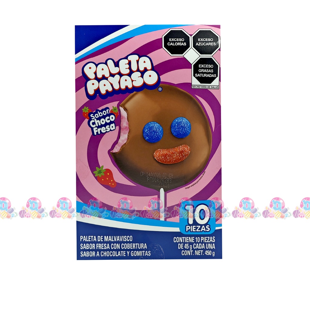 SD RIC PALETA PAYASO CHOCOFRESA 45g 10s