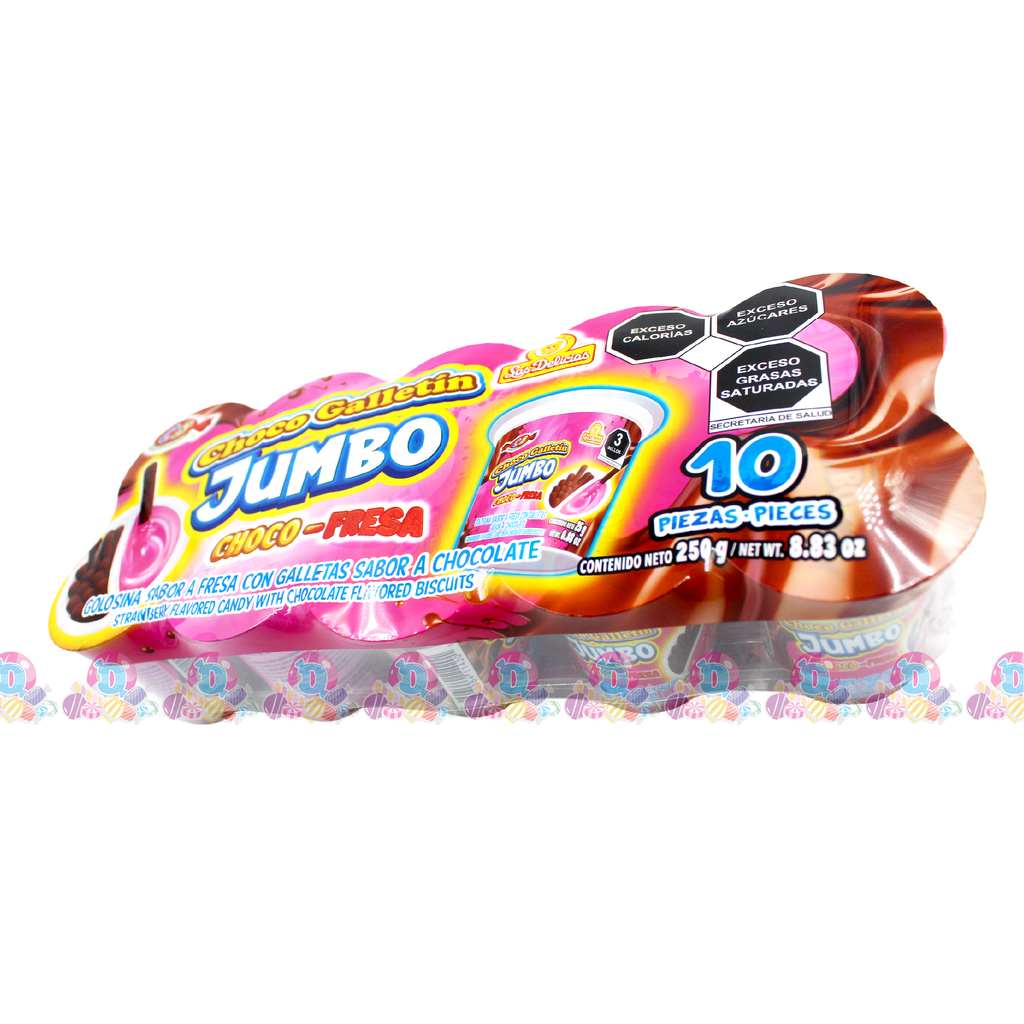 DELI JUMBO CHOCO GALLETIN CHO FRE 25g 10s