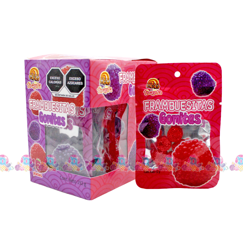 TINA FRAMBUESITAS GOMITAS 12g 16s