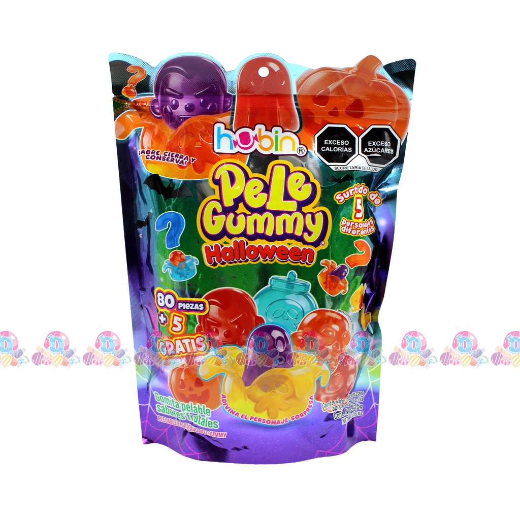 HUBIN PELE GUMMY HALLOWEEN 5g 80+5s