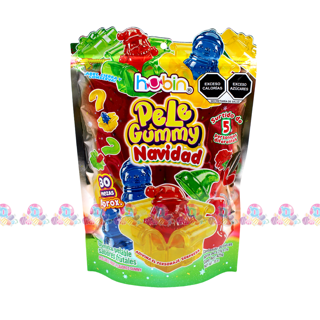 HUBIN BLS PELE GUMMY NAVIDAD 5g 80s