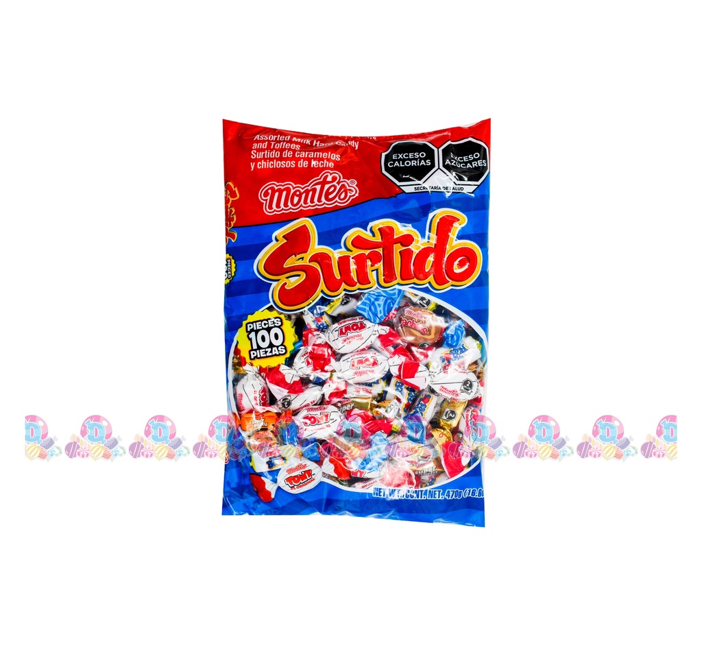MONTES CAR SURTIDO 4.8g 100s
