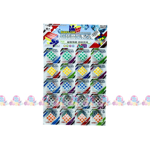 SPV CARTULINA CUBO RUBICK 20s