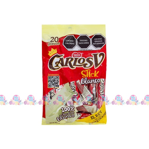 [108005] NESTLE STICK BLANCO CARLOS V 8g 20s