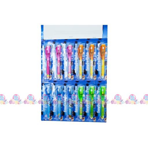 [032116] CARTULINA PLUMA INVISIBLE 12s