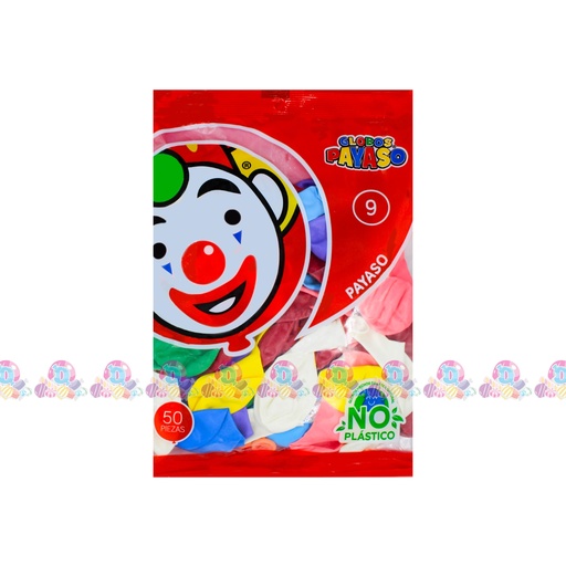 [059054] FAB GLOBO PAYASO SURT 9 50s