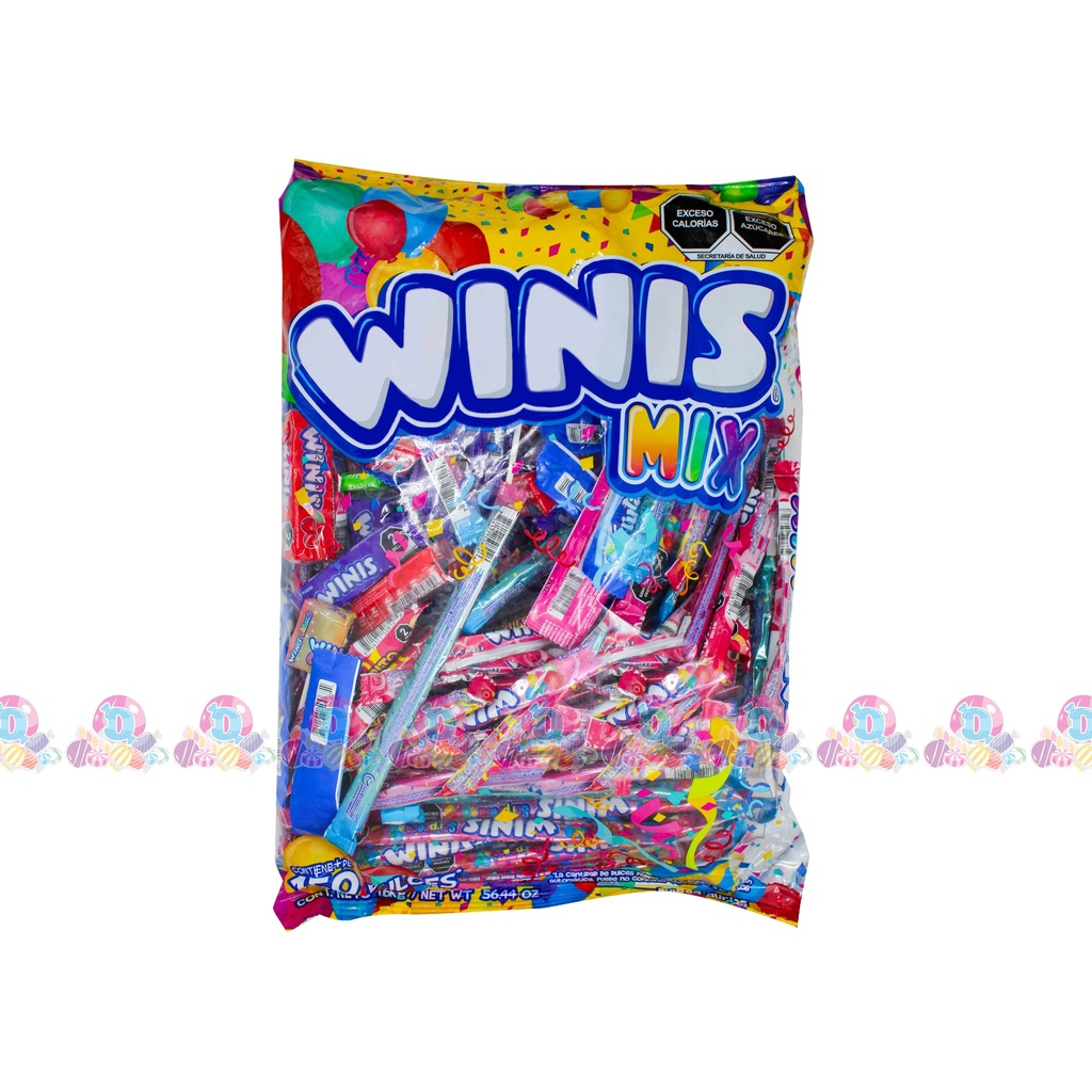 WINIS PIÑATERO MIX 1.6Kg | Dulcería el Descontón