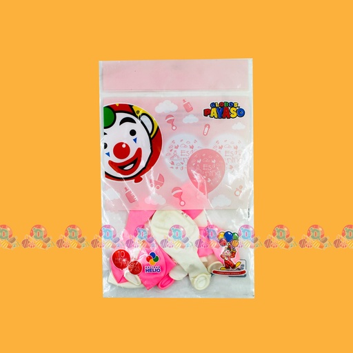 [059021] FAB GLOBO PAYASO IMP 12 ES NIÑA 10s