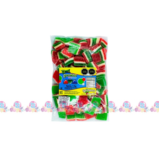 [076000] IXCHEL GOMA AZU CUADRO 1Kg