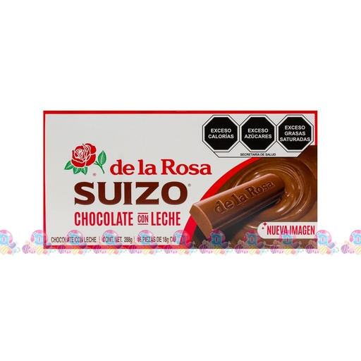 DLR CHOC SUIZO NATURAL 18g 16s