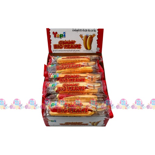 [164002] YUPI GOMA HOT DOG 28g 24s