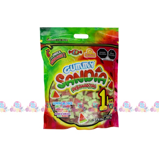 [046021] DELI GUMMY SANDIA 1Kg