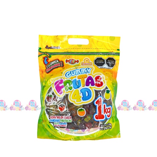 [046020] DELI GUMMY FRUTAS 4D 1Kg
