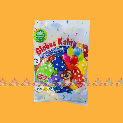 KALU GLOBO IMPRESO 12 VM 25s