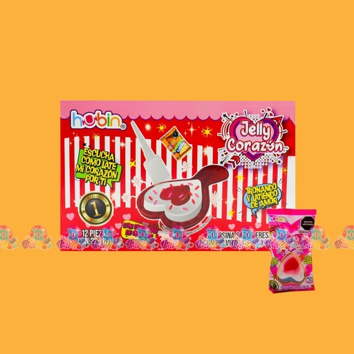 HUBIN JELLY CORAZON 22g 12s