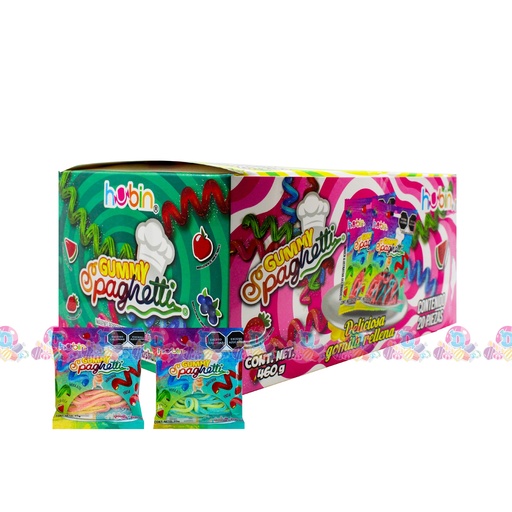 HUBIN GUMMY SPAGHETTI 23g 20s