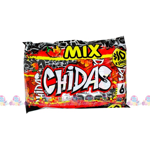 [070010] GONAC CHIDAS TUBO MIX 55g 6s