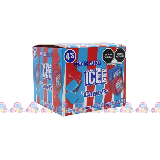 [026014] CANELS DPY CHICLE ICEE 4P 5g 40s