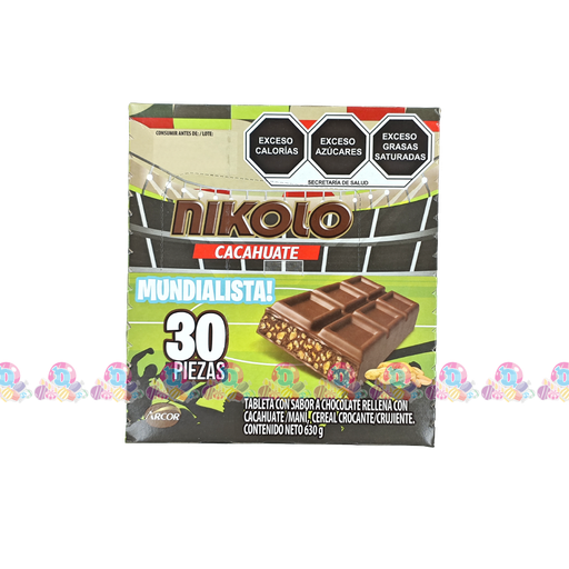 [012022] ARCOR NIKOLO MUNDIAL CHOC 21g 30s
