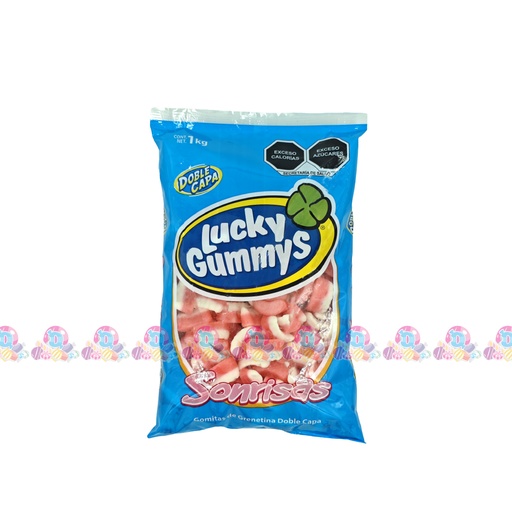 [090025] LUCKY GUMMYS SONRISAS 4g 1Kg
