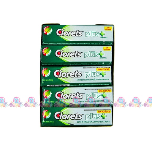 [001012] ADAMS CLORETS 5S PLUS 15g 20s