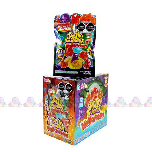 [073053] HUBIN DPY PELE GUMMY HALLOWEN 60g 12s