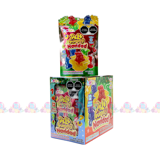 [073055] HUBIN DPY PELE GUMMY NAVIDAD 60g 12s