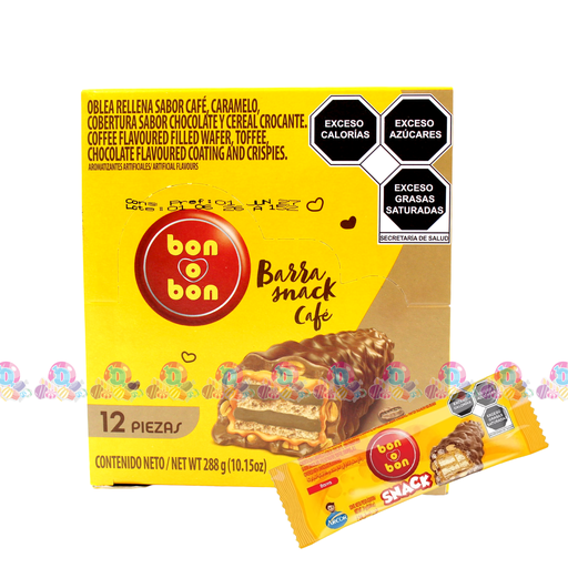 [012040] ARCOR SNACK BONOBON CAFE 24g 12s