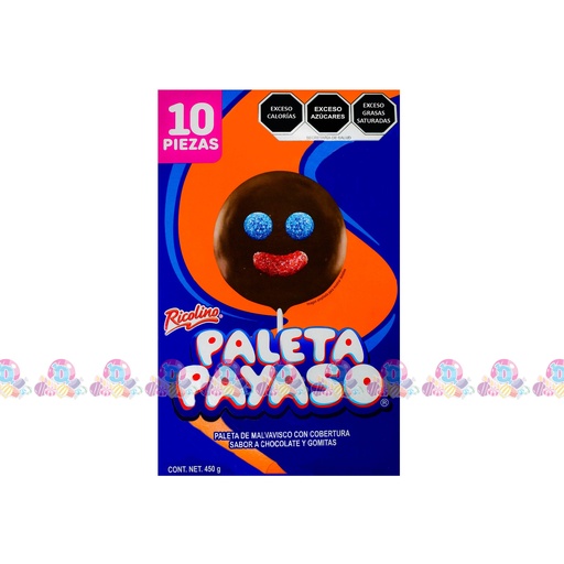 [139025] RIC PALETA PAYASO GDE 43.5g 10s