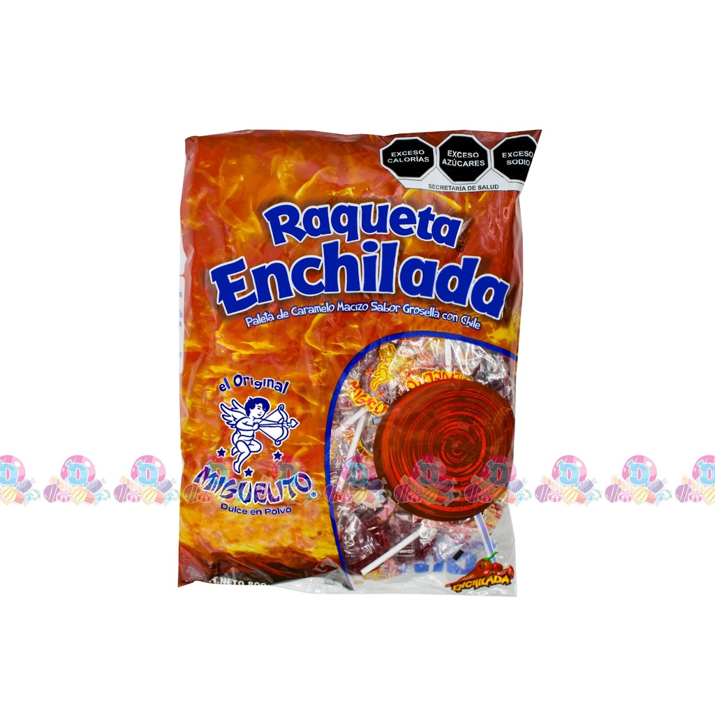 MEMITO PLT RAQUETA 20g 40s | Dulcería el Descontón